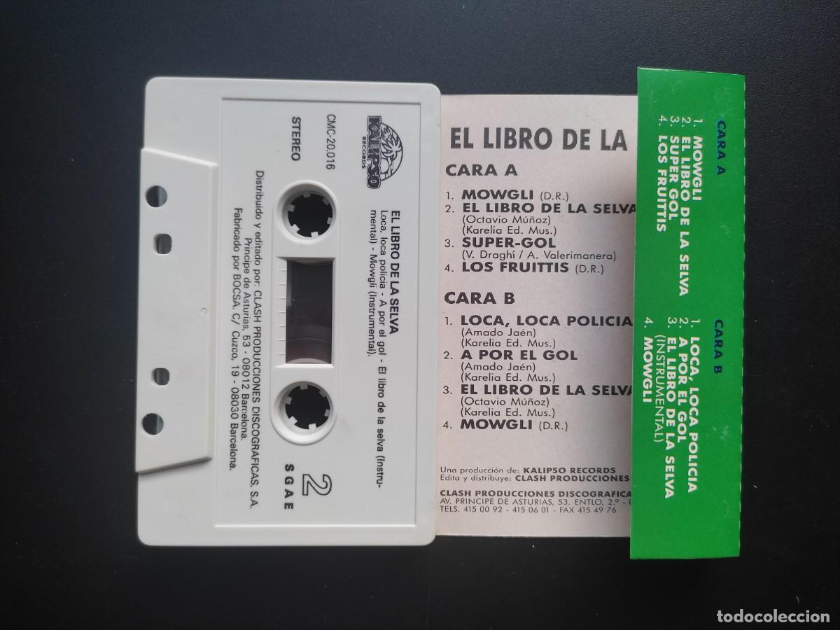 Casetes antiguos: CINTA CASSETTE EL LIBRO DE LA SELVA - Foto 2