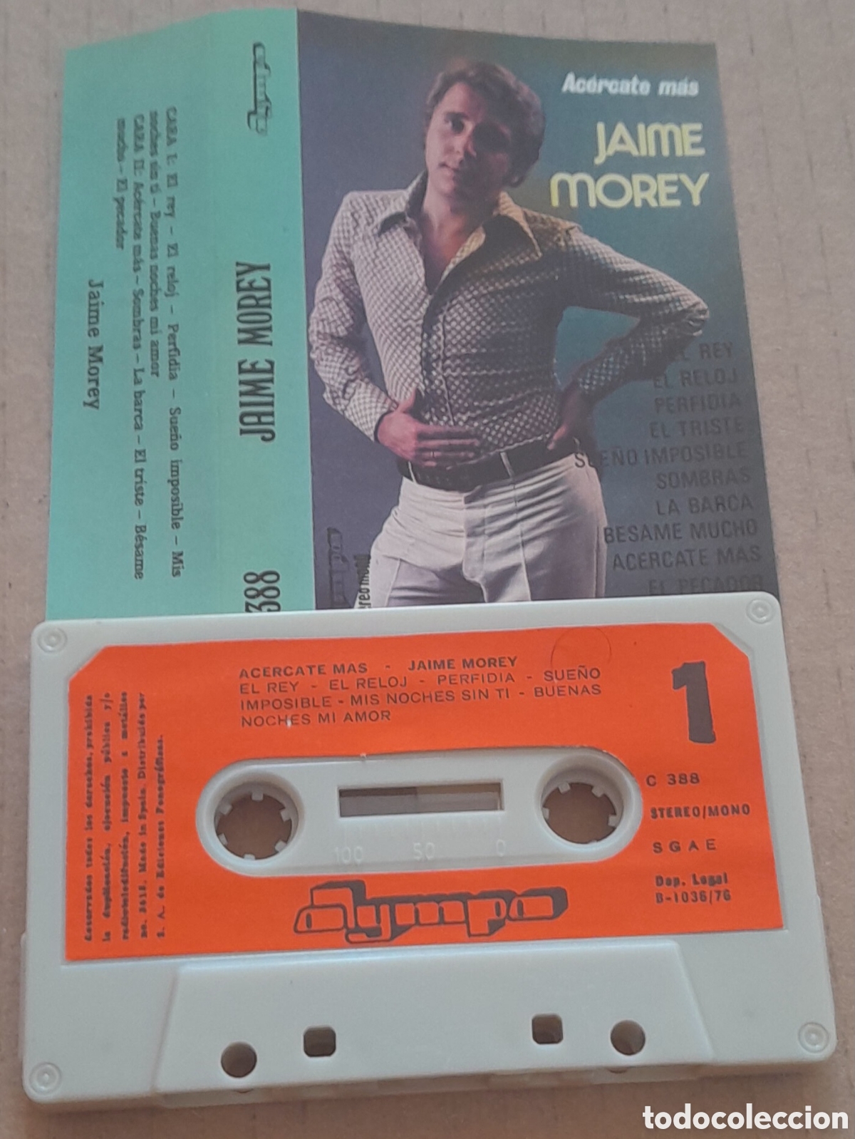 Casetes antiguos: JAIME MOREY - ACERCATE MAS - Foto 1