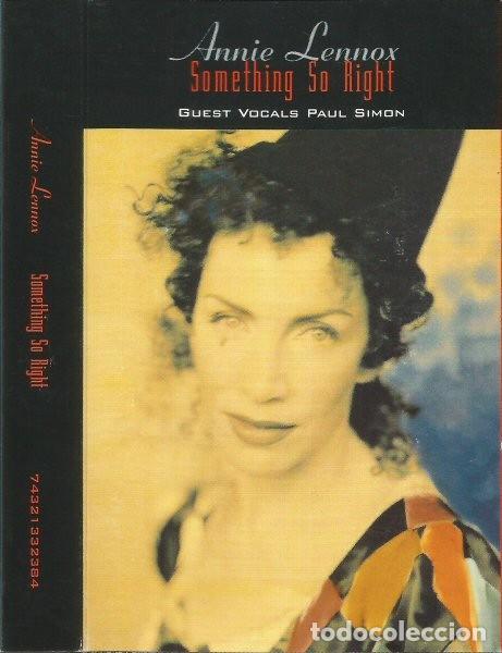 Casetes antiguos: Annie Lennox - Something so Right (casete single) - Foto 1