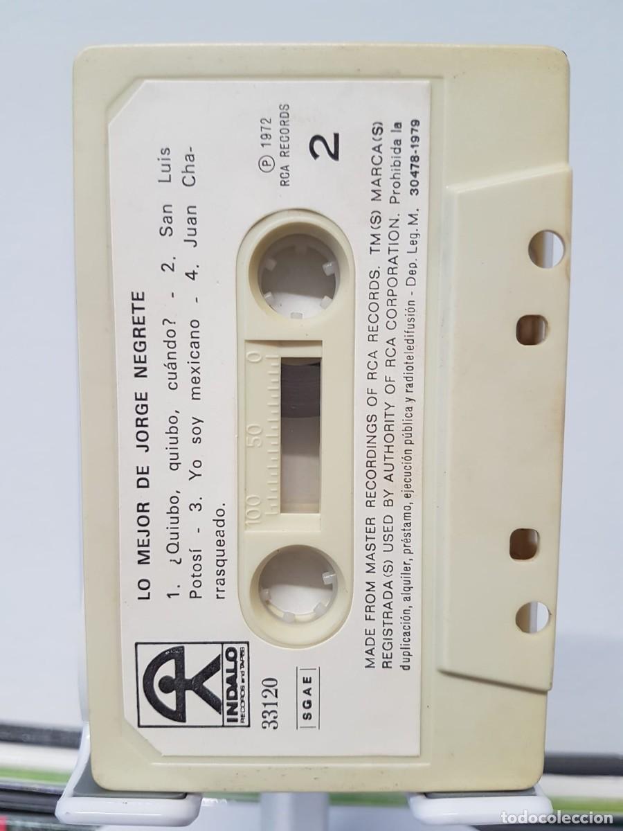 Casetes antiguos: Lo Mejor de Jorge Negrete (Cassette) - Foto 6