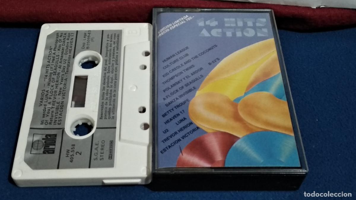 Casetes antiguos: 14 HITS ACTION - 1983 ARIOLA - CASETE Cassette, Limited Edition, Compilation POP ROCK