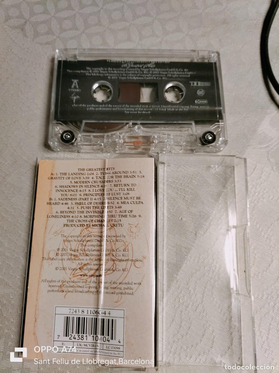 Casetes antiguos: RAR CASSETTE. ENIGMA. THE GREATEST HITS - Foto 2