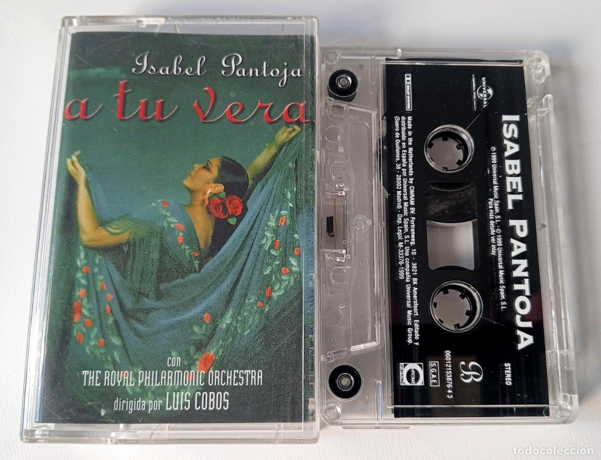 Casetes antiguos: CASSETTE ISABEL PANTOJA - A TU VERA - Foto 1