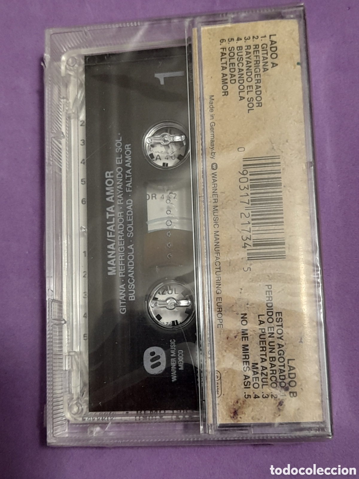 Casetes antiguos: Casete de m&uacute;sica de Mana - Foto 2