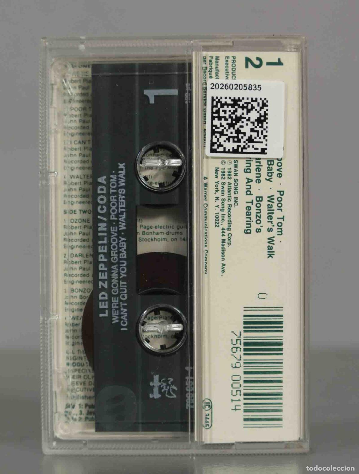 Casetes antiguos: CASSETTE. Led Zeppelin &ndash; Coda - Foto 2
