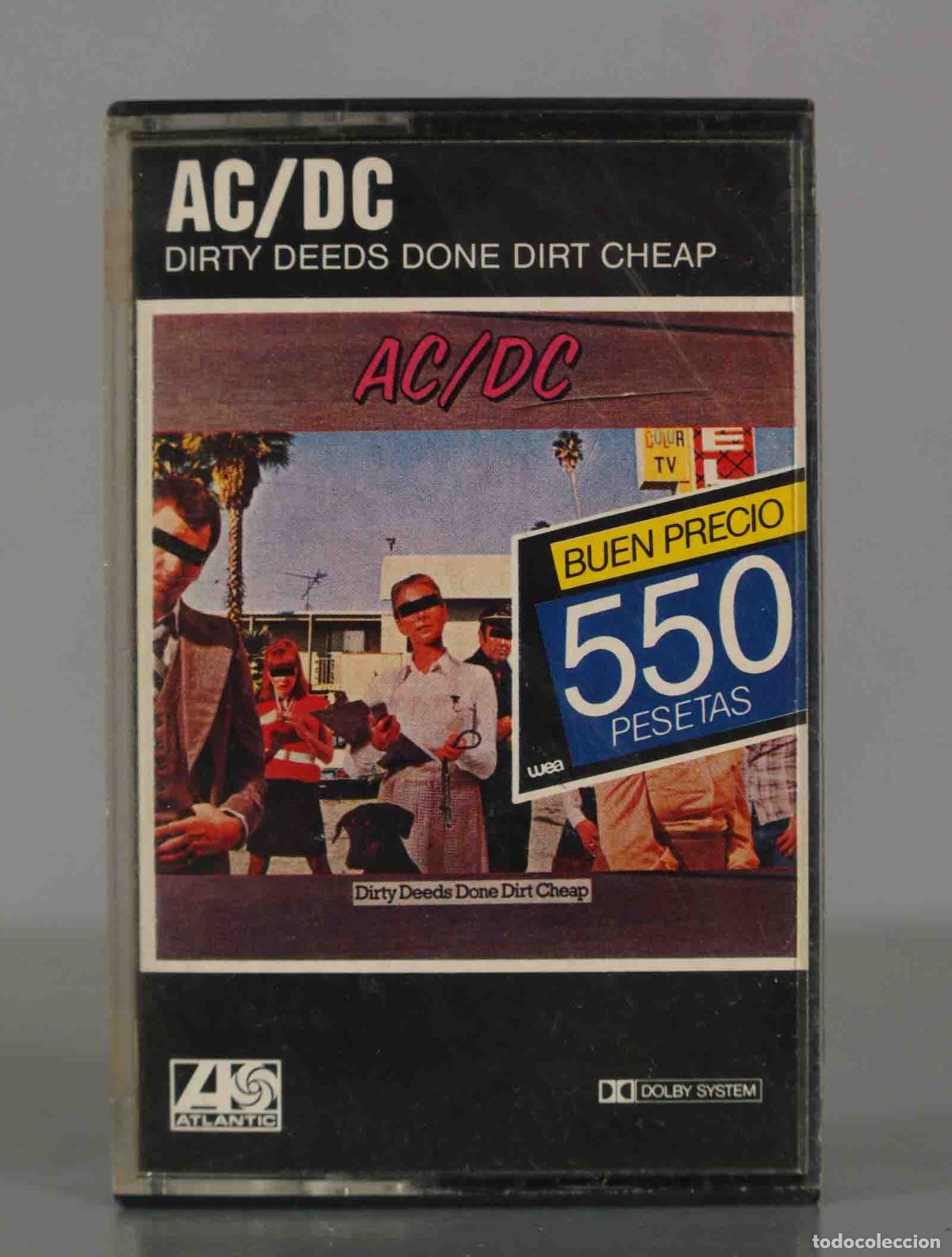 Casetes antiguos: CASSETTE. AC/DC DIRTY DEEDS DONE DIRT CHEAP