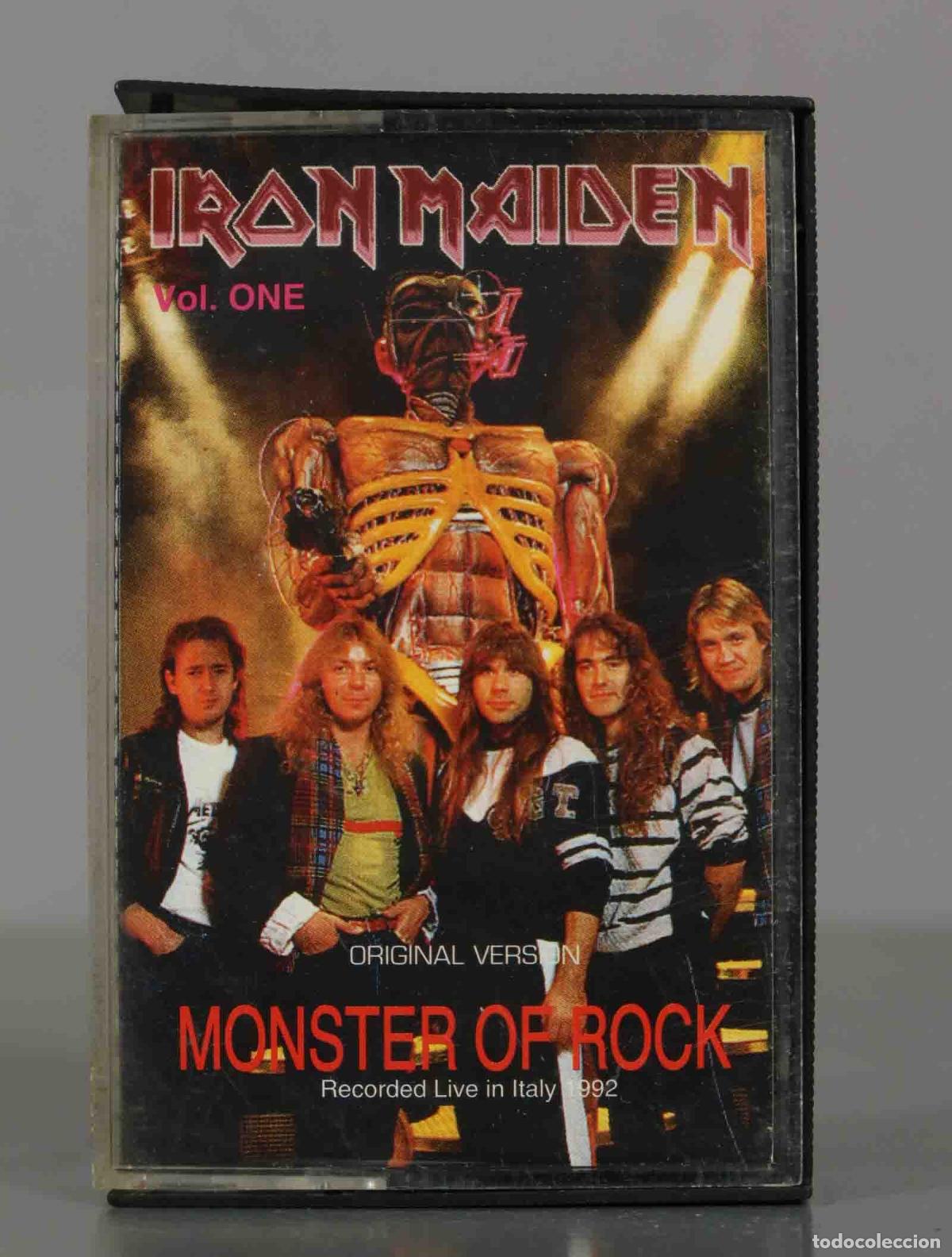 Casetes antiguos: CASSETTE. Iron Maiden &ndash; Monster Of Rock Vol. One