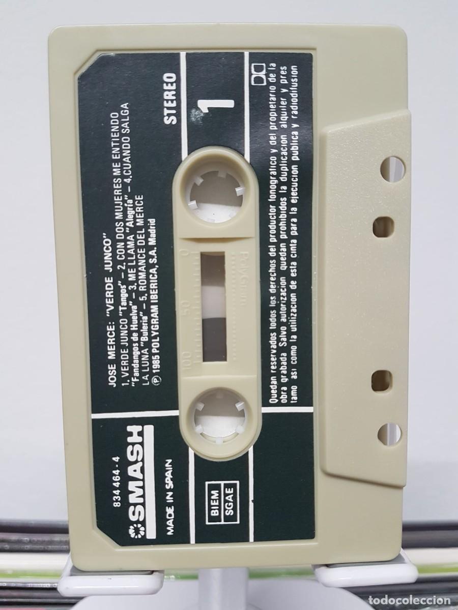 Casetes antiguos: Jos&eacute; Merc&eacute; - Verde Junco (Cassette) - Foto 3