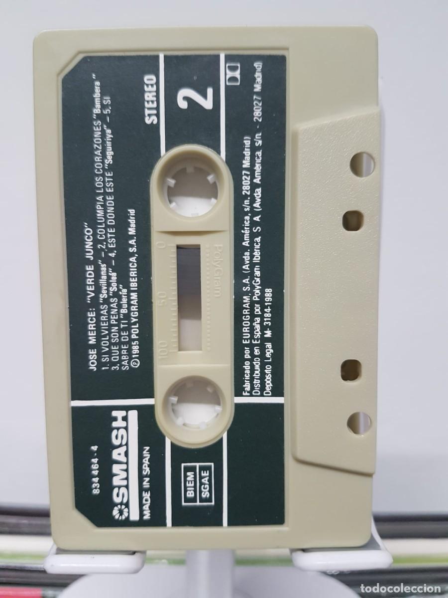 Casetes antiguos: Jos&eacute; Merc&eacute; - Verde Junco (Cassette) - Foto 4