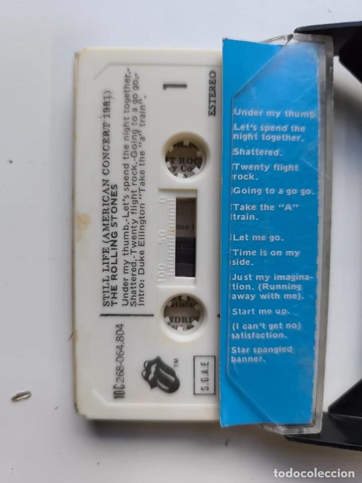 Casetes antiguos: Cassette- Rolling Stones Still Life 1981 - Foto 2