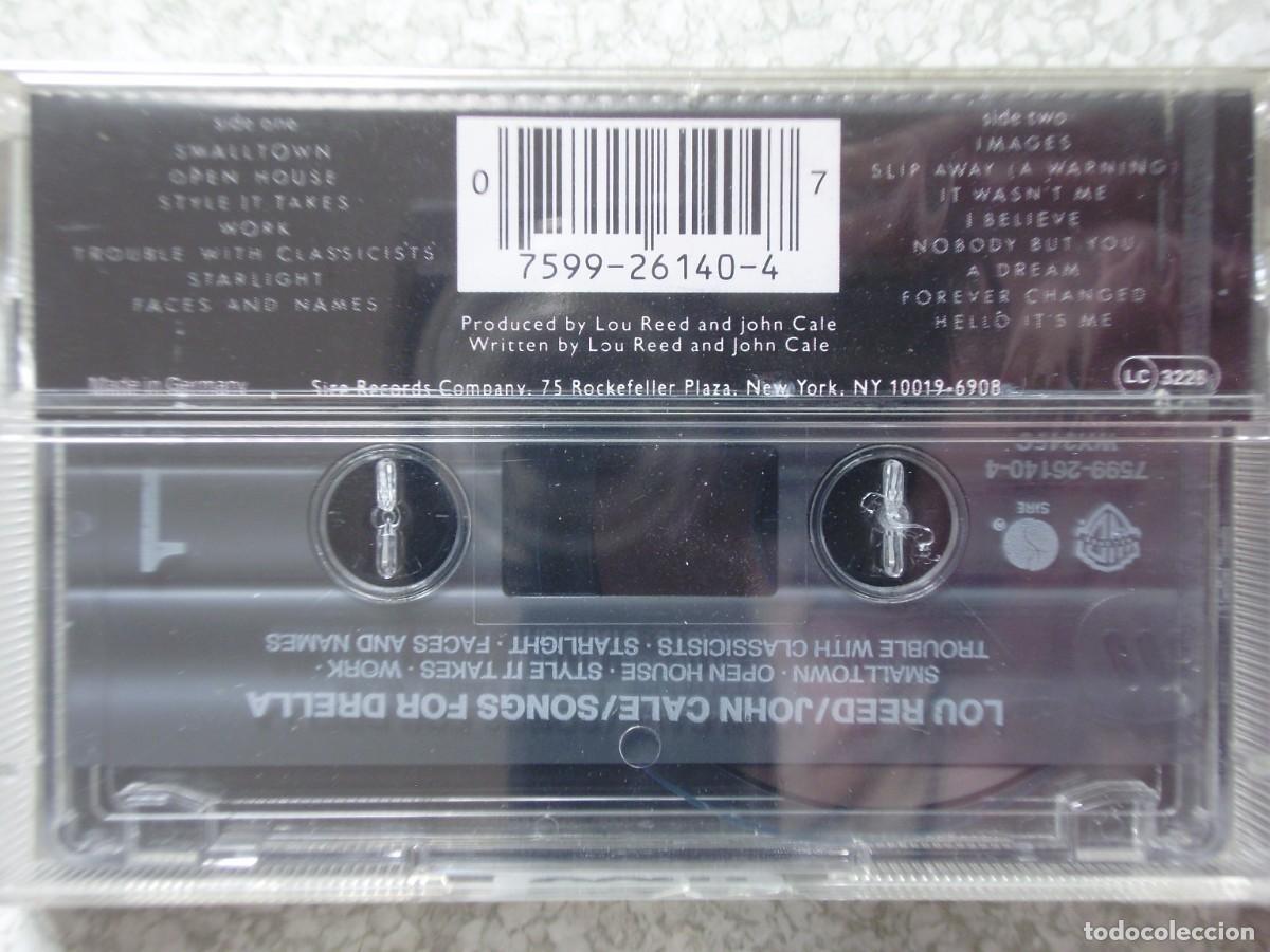Casetes antiguos: LOU REED / JOHN CALE.-.SONGS FOR DRELLA...PRECINTADA - Foto 2