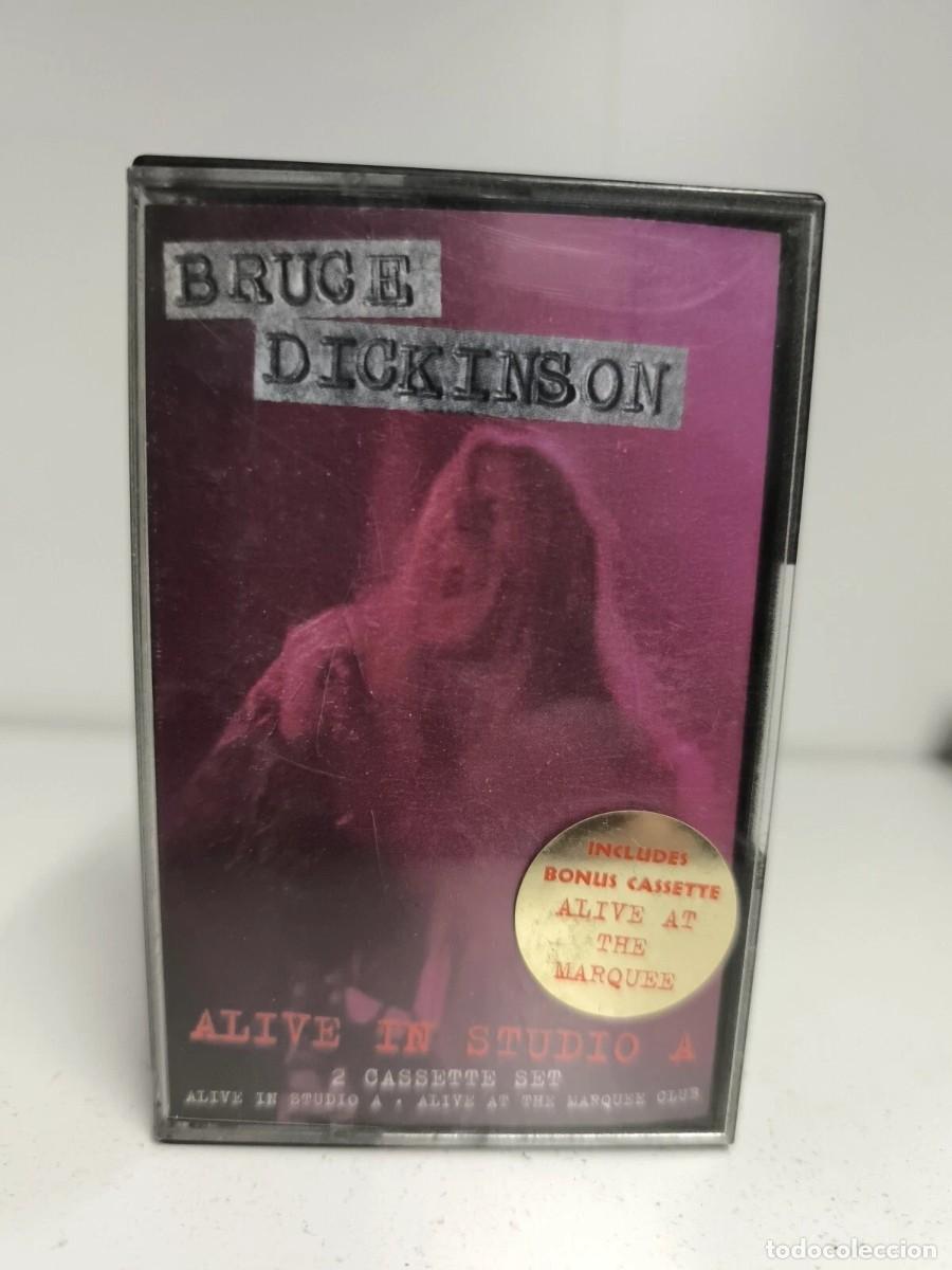 Casetes antiguos: Cassette Bruce Dicknson Alive In Studio 1995 - Foto 1