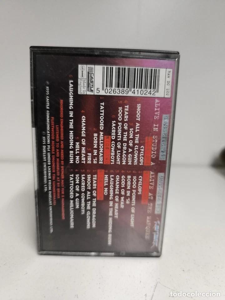 Casetes antiguos: Cassette Bruce Dicknson Alive In Studio 1995 - Foto 2