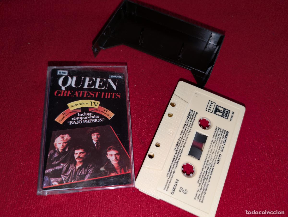 Casetes antiguos: QUEEN Greatest hits K7 CASSETTE 1986 EMI ESPA&Ntilde;A SPAIN