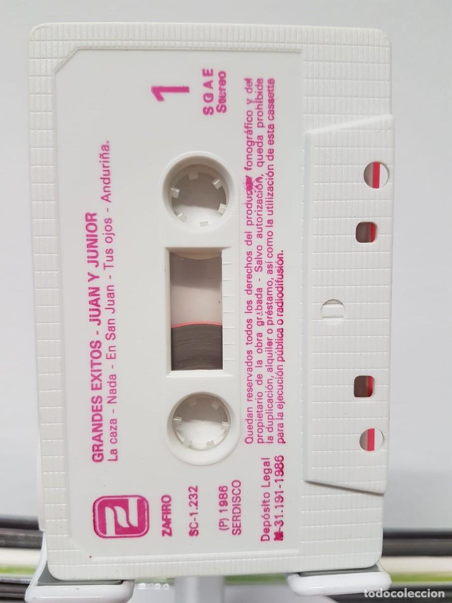 Casetes antiguos: Juan y Junior - Grandes &Eacute;xitos (Cassette) - Foto 5