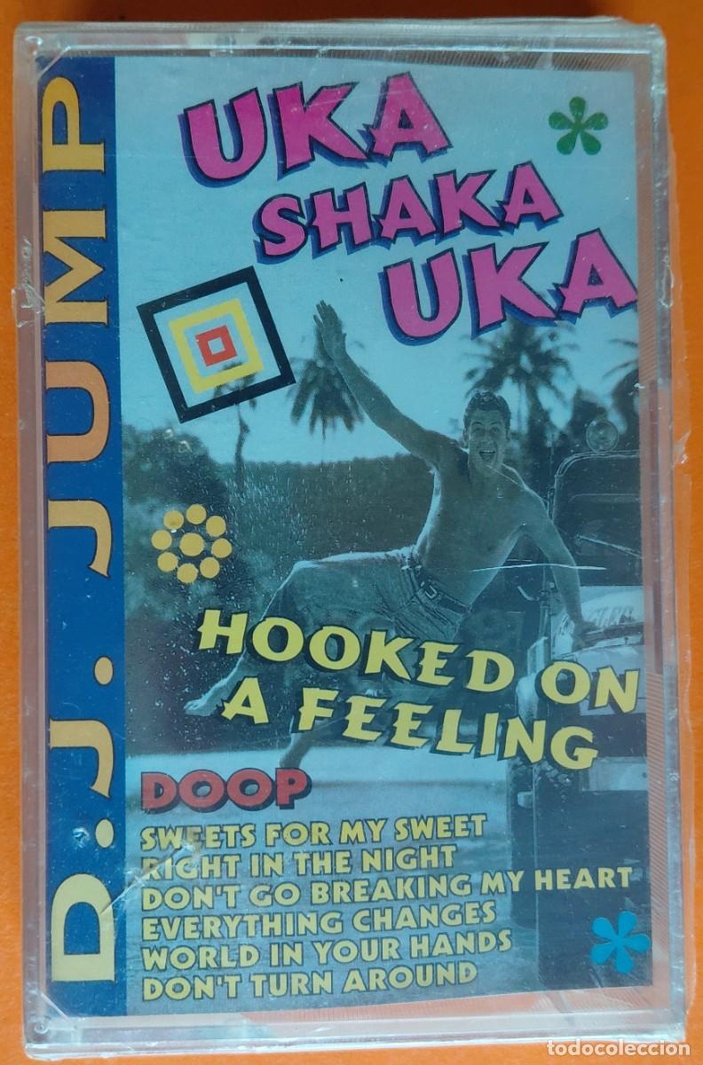Casetes antiguos: D.J. JUMP HOOKED ON A FEELING OPEN RECORDS 8 TEMAS PRECINTADA - Foto 1
