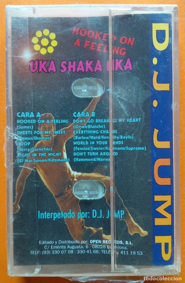Casetes antiguos: D.J. JUMP HOOKED ON A FEELING OPEN RECORDS 8 TEMAS PRECINTADA - Foto 2