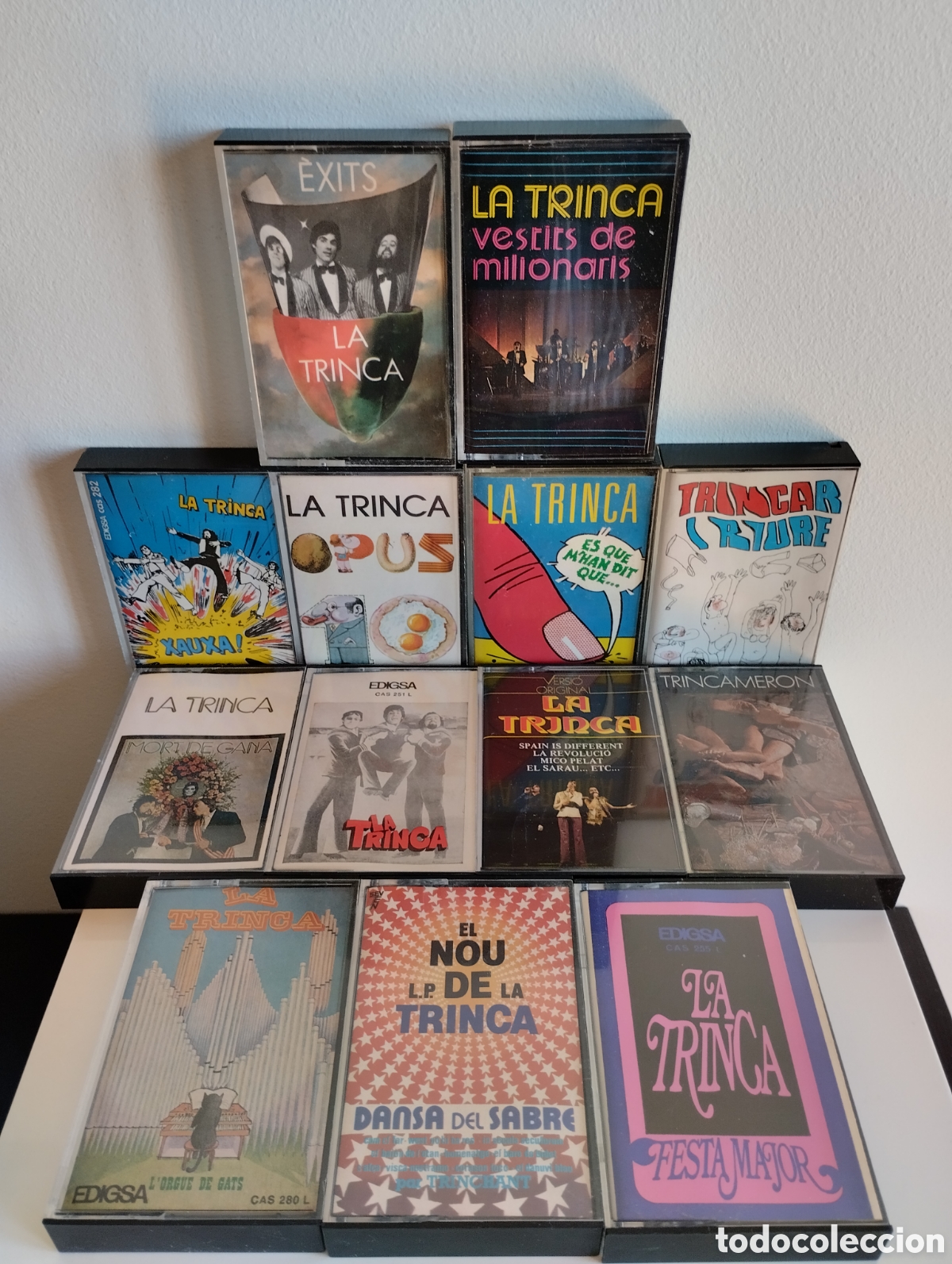 Casetes antiguos: Lore de 13 casetes La Trinca. ( Angel). - Foto 1