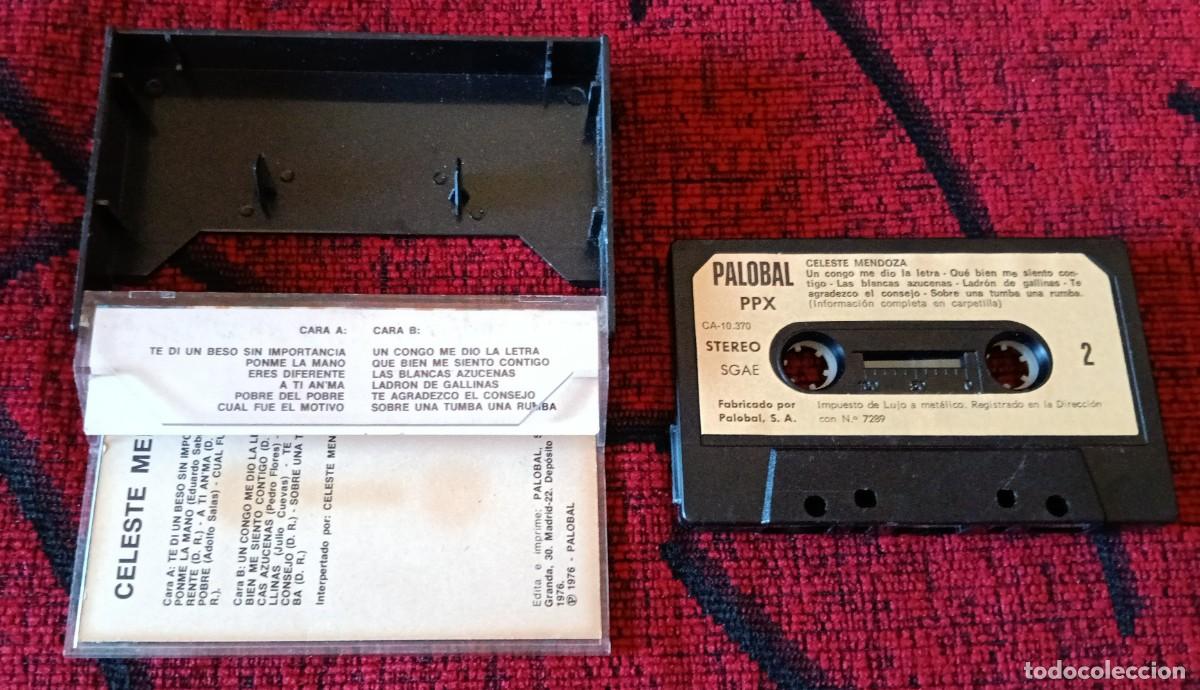 Casetes antiguos: CELESTE MENDOZA ** Celeste Mendoza ** CASSETTE 1976 - Foto 2