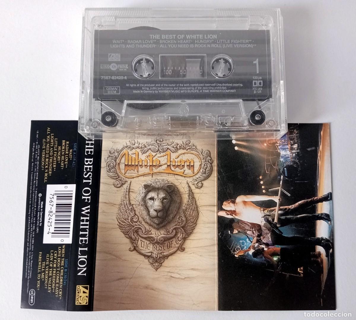 Casetes antiguos: CASSETTE WHITE LION - BEST OF - Foto 2