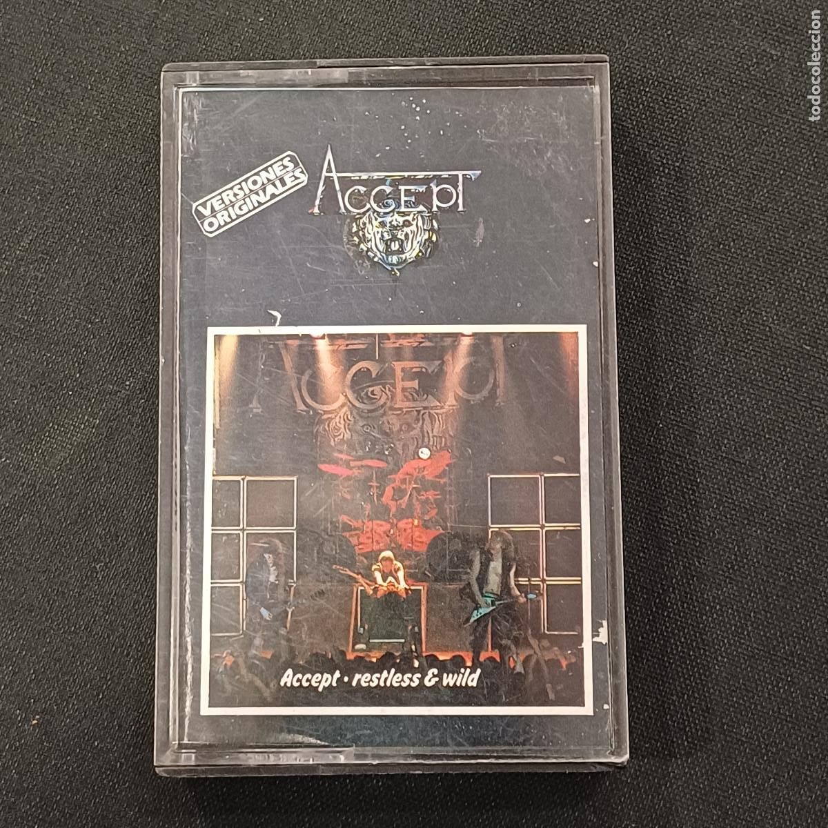 Casetes antiguos: ACCEPT/RESTLESS AND WILD/CASETE METAL. - Foto 1