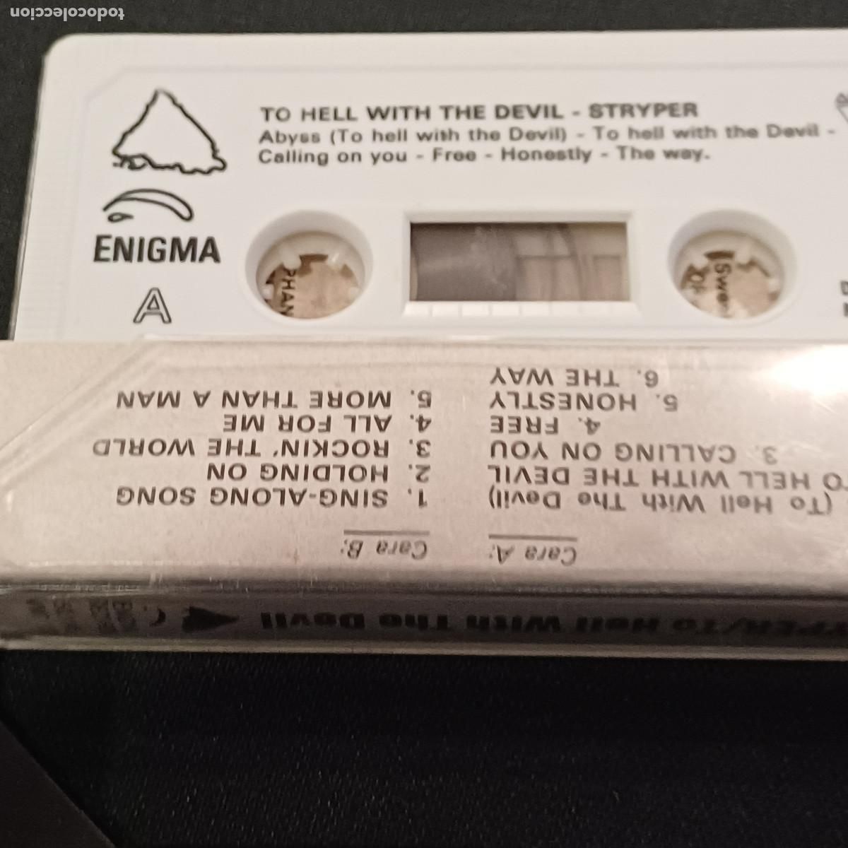 Casetes antiguos: STRYPER/TO HELL WITH THE DEVIL/CASETE METAL. - Foto 2