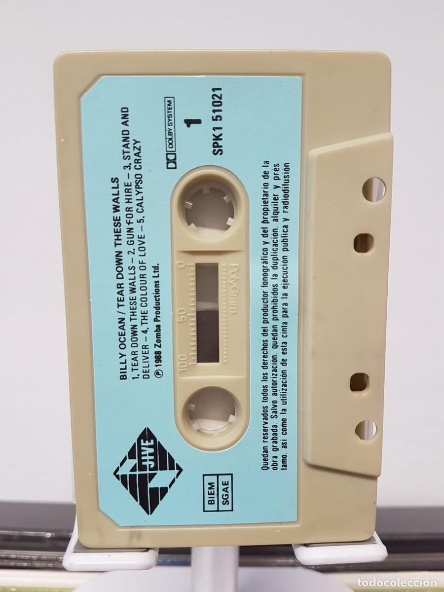 Casetes antiguos: Billy Ocean - Tear Down Theses Walls (Cassette) - Foto 3