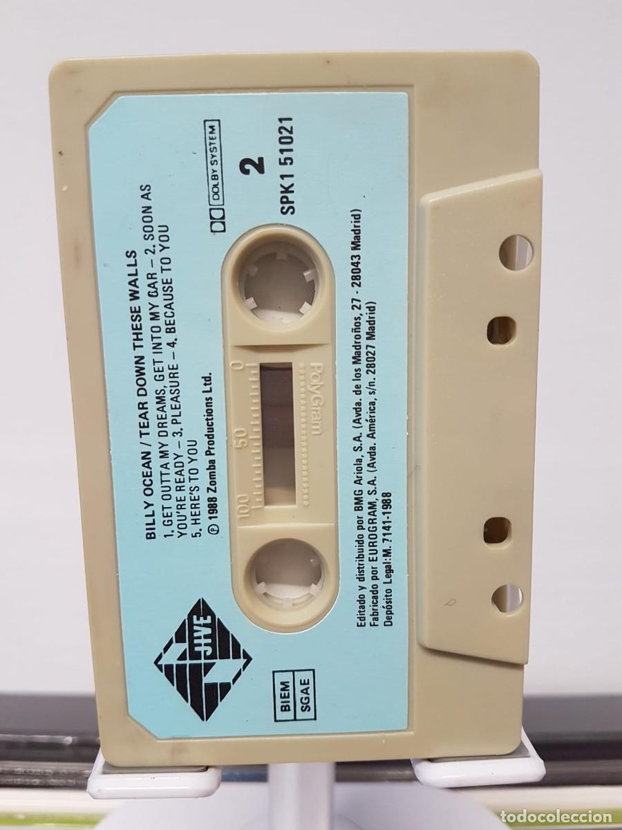 Casetes antiguos: Billy Ocean - Tear Down Theses Walls (Cassette) - Foto 4
