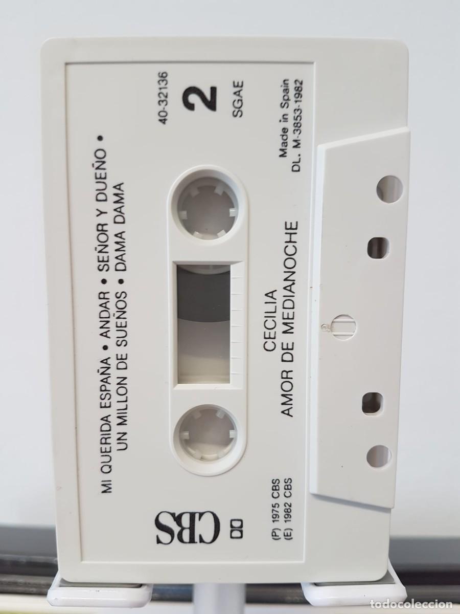 Casetes antiguos: Cecilia - Amor de Medianoche (Cassette) - Foto 4