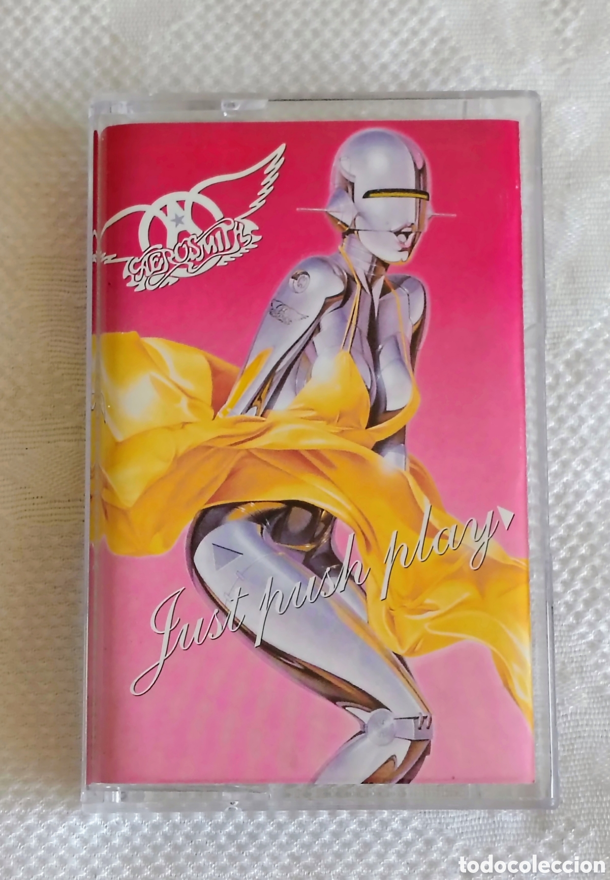 Casetes antiguos: Casete - Aerosmith *Just Push Play* 2001