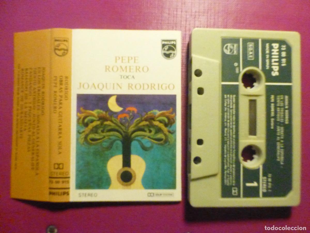 Casetes antiguos: Cinta de Cassette - Casete - Pepe Romero toca Juan Rodrigo - Philips - 1981