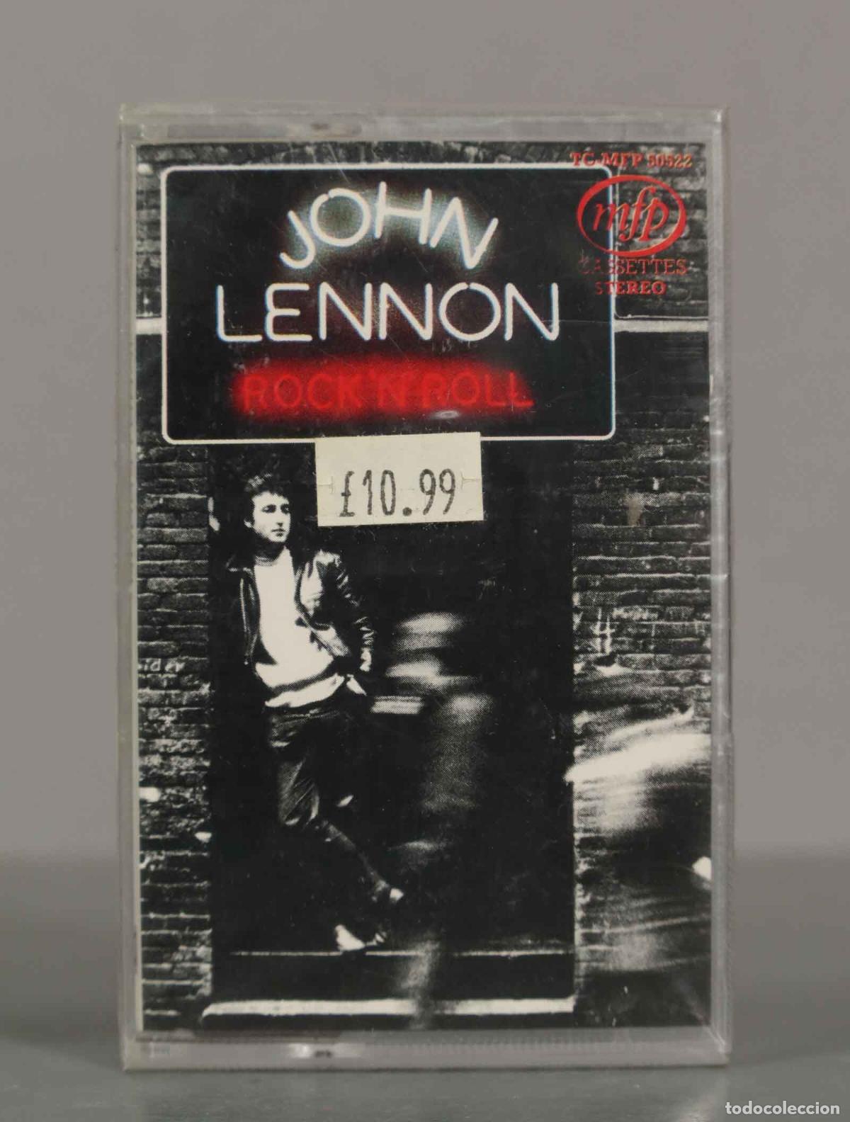 Casetes antiguos: CASSETTE. John Lennon &ndash; Rock &acute;N&acute; Roll. PRECINTADO