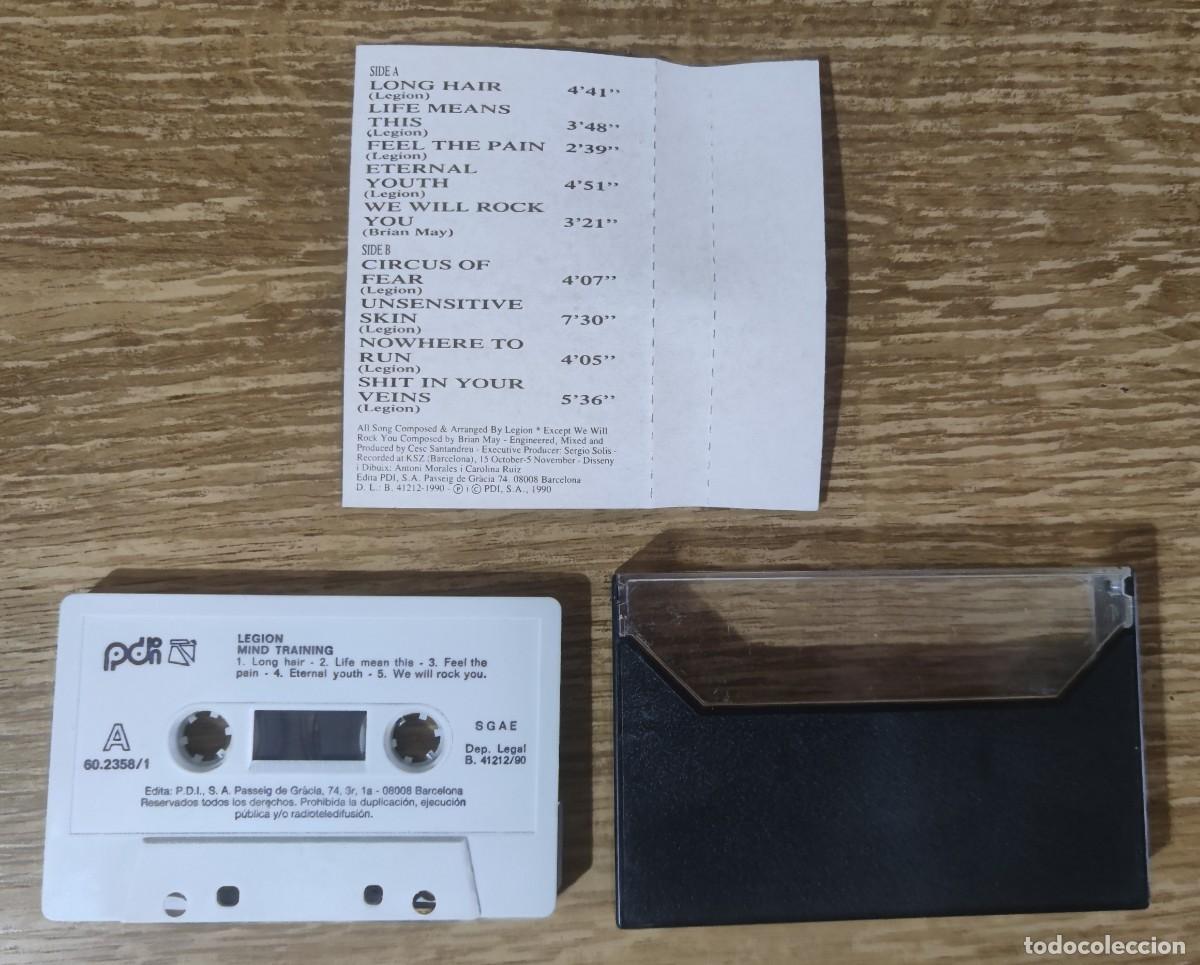 Casetes antiguos: Cassette Legion - Mind Training (1990) - Foto 3
