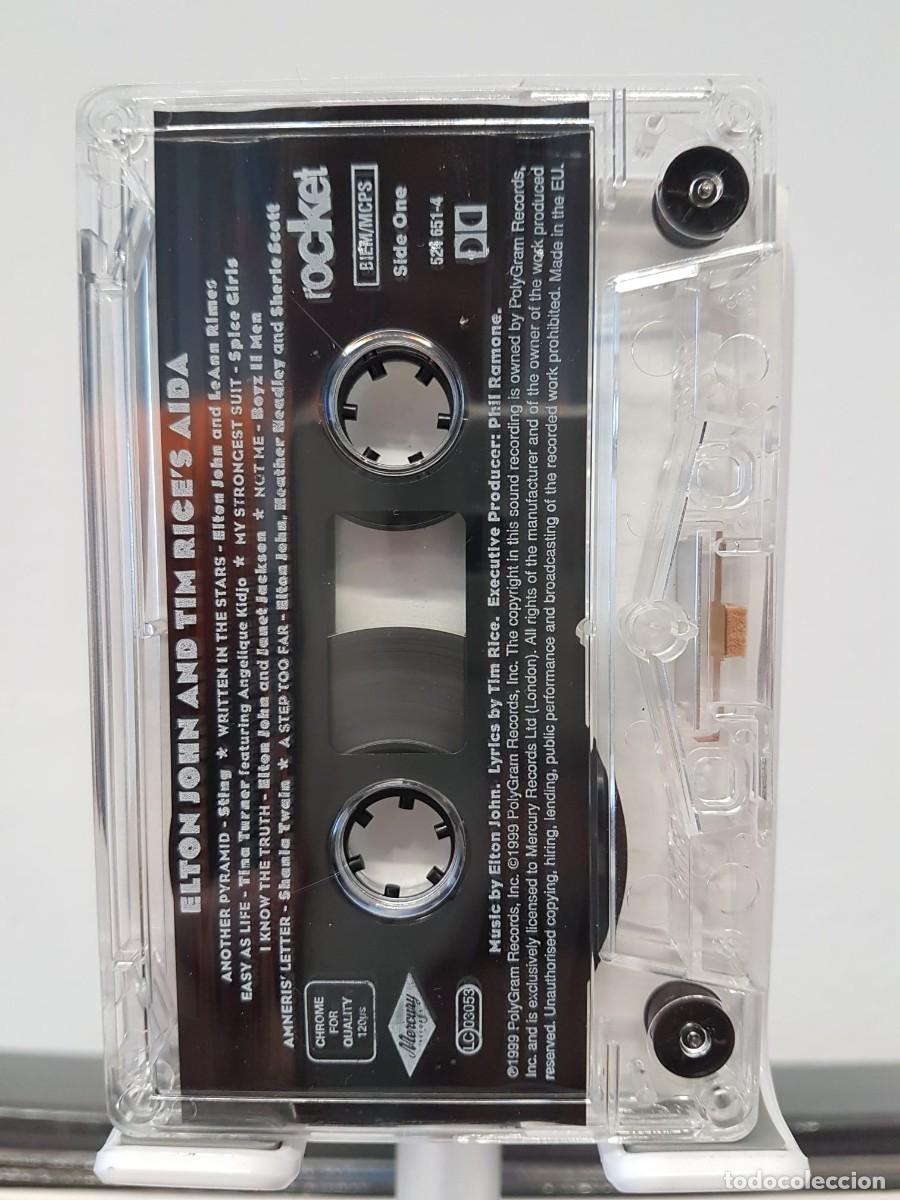 Casetes antiguos: Elton John and Tim Rices - Aida (Cassette) - Foto 3
