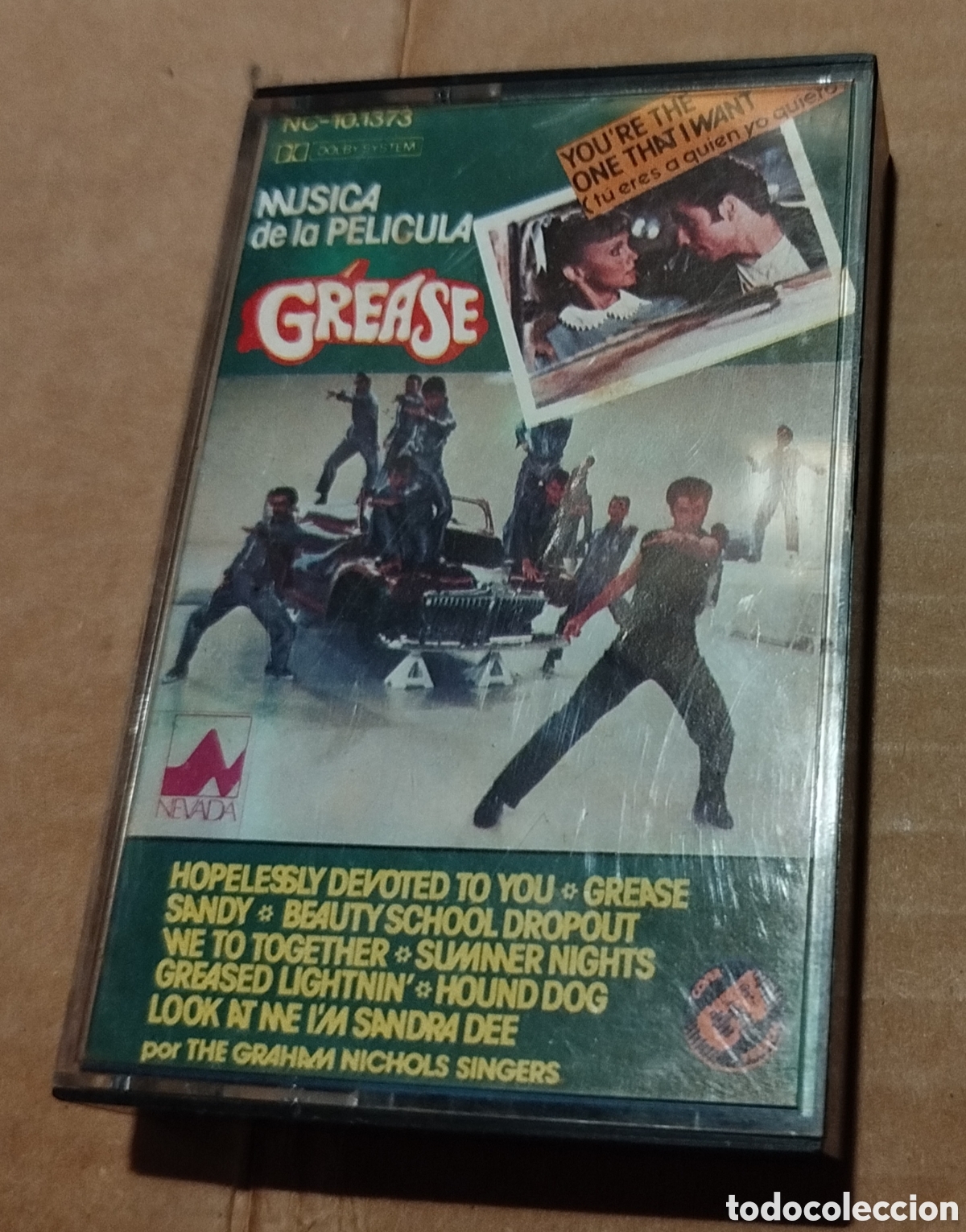 Casetes antiguos: Grease. M&uacute;sica de la pel&iacute;cula. CASSETTE