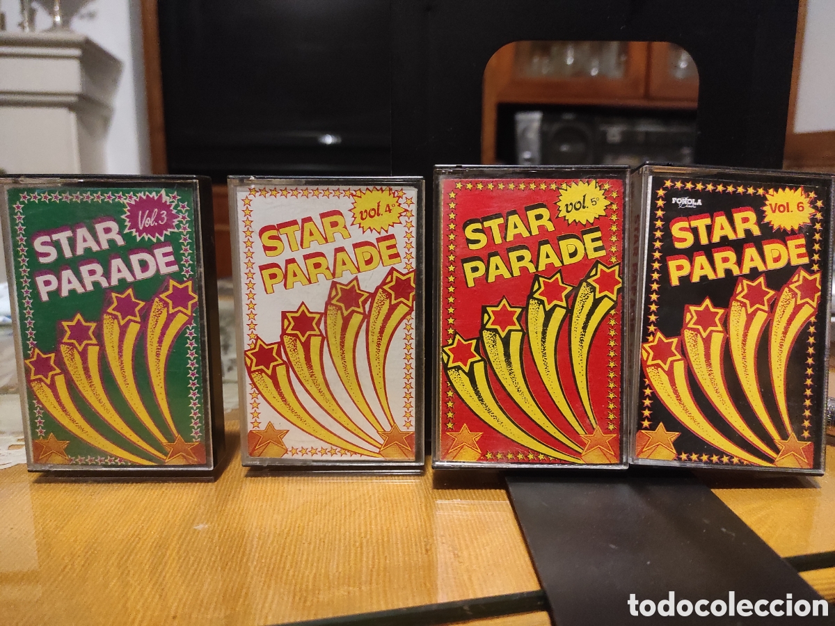 Casetes antiguos: Star Paradise vol. 3, 4, 5 y 6. Casete