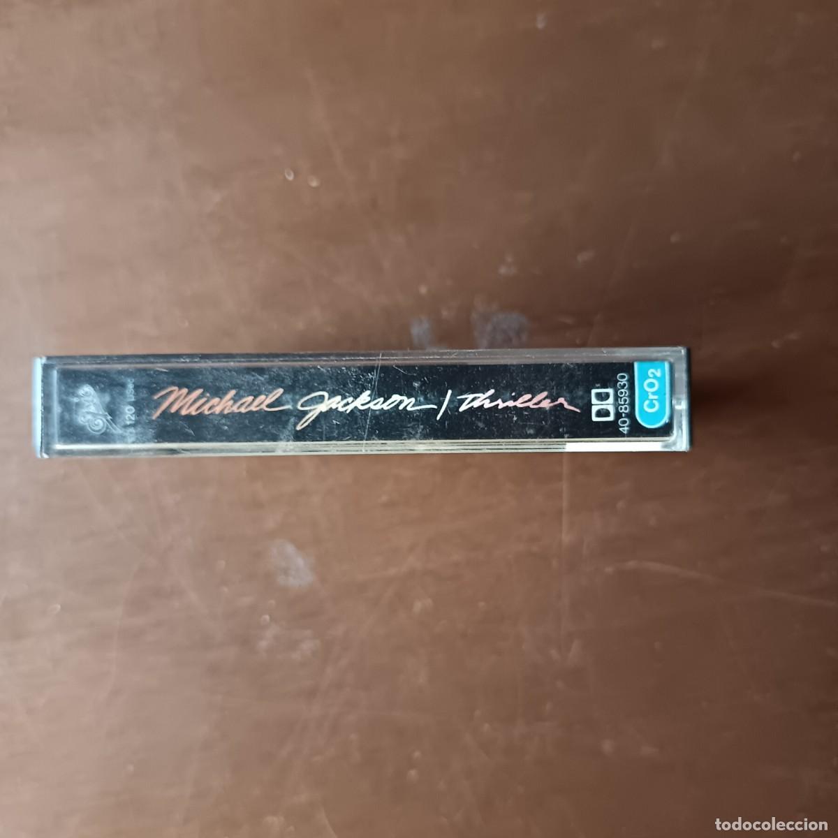 Casetes antiguos: THRILLER MICHAEL JACKSON. CASETTE - Foto 2