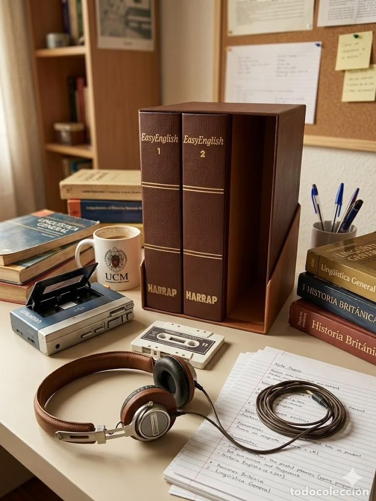 Casetes antiguos: CURSO DE INGL&Eacute;S VINTAGE: HARRAP'S EASY ENGLISH 3 VOL. - COMPLETO CON CASSETTES - IDEAL COLECCIONIS