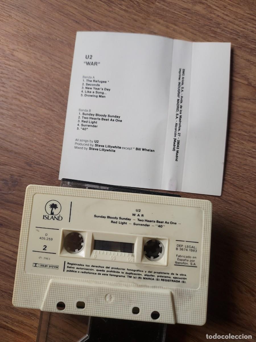 Casetes antiguos: Cassette U2 war 1983 - Foto 2