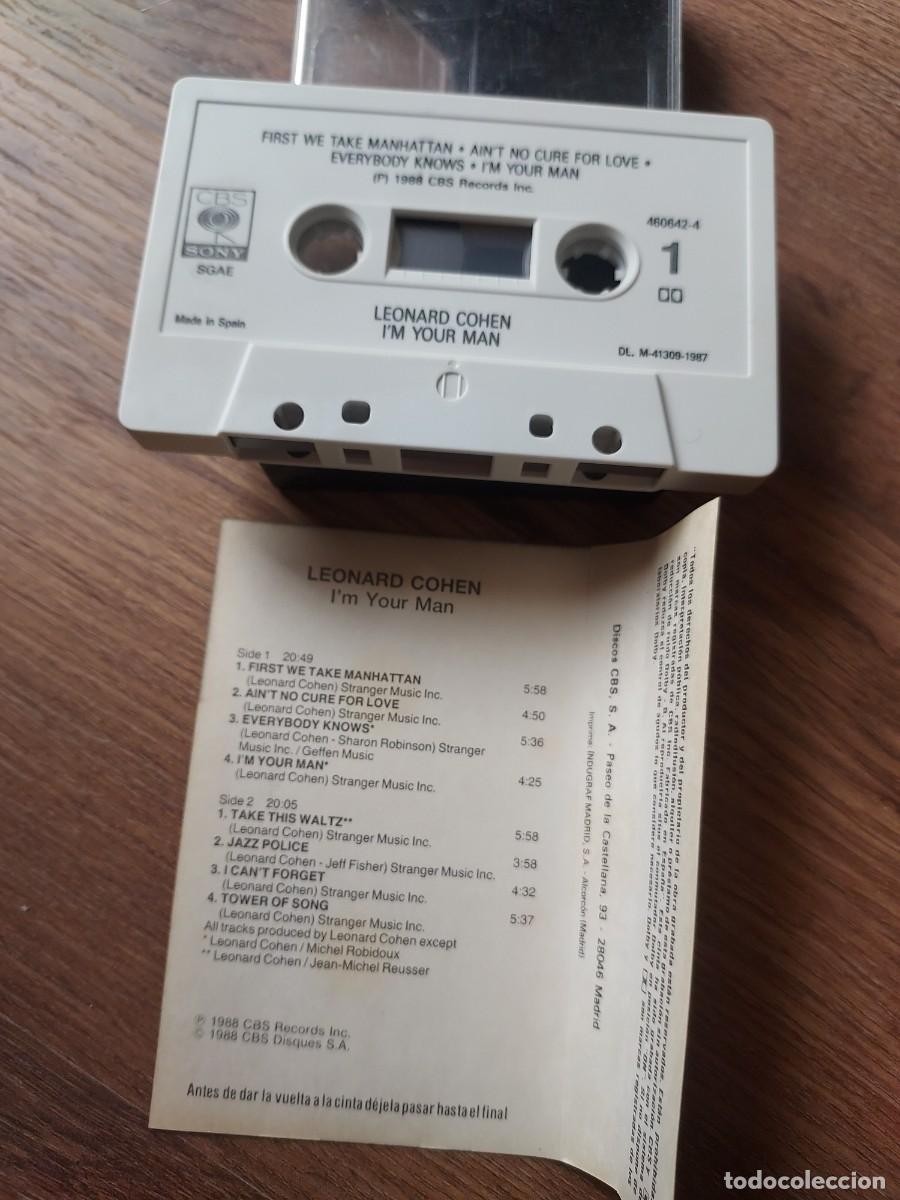 Casetes antiguos: Cassette leonard cohen im your man - Foto 2