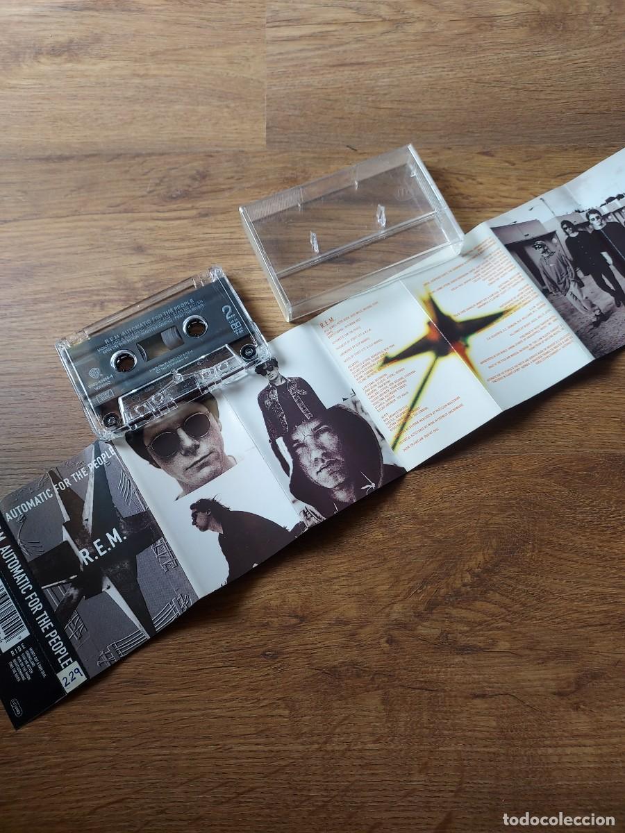 Casetes antiguos: Cassette r.e.m. rem automatic for the people - Foto 1