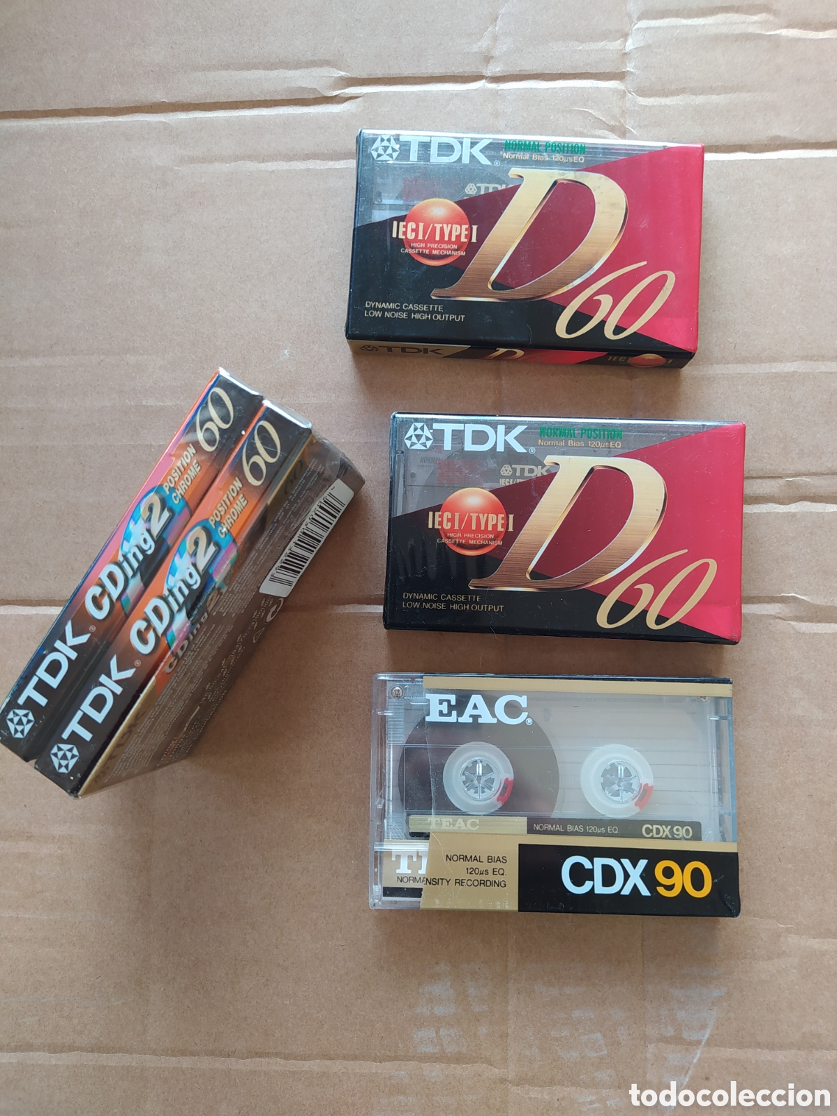 Cassette antiche: LOTE DE CINTAS VIRGENES CASETE TDK Y CDX