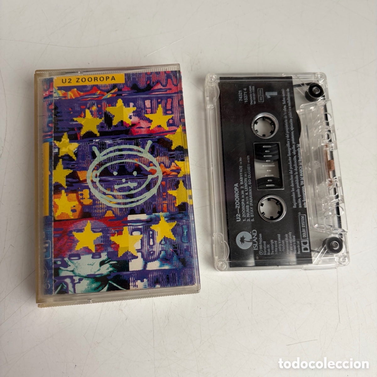 Casetes antiguos: cinta cassette u2 zooropa edicion espa&ntilde;ola de 1993