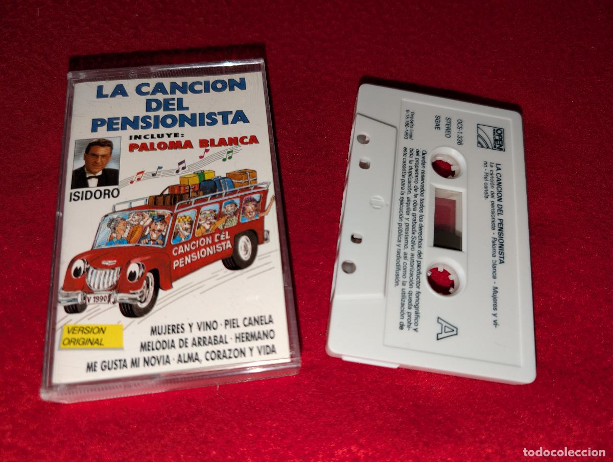 Casetes antiguos: ISIDORO La cancion del pensionista Paloma Blanca K7 CASSETTE 1993 Open