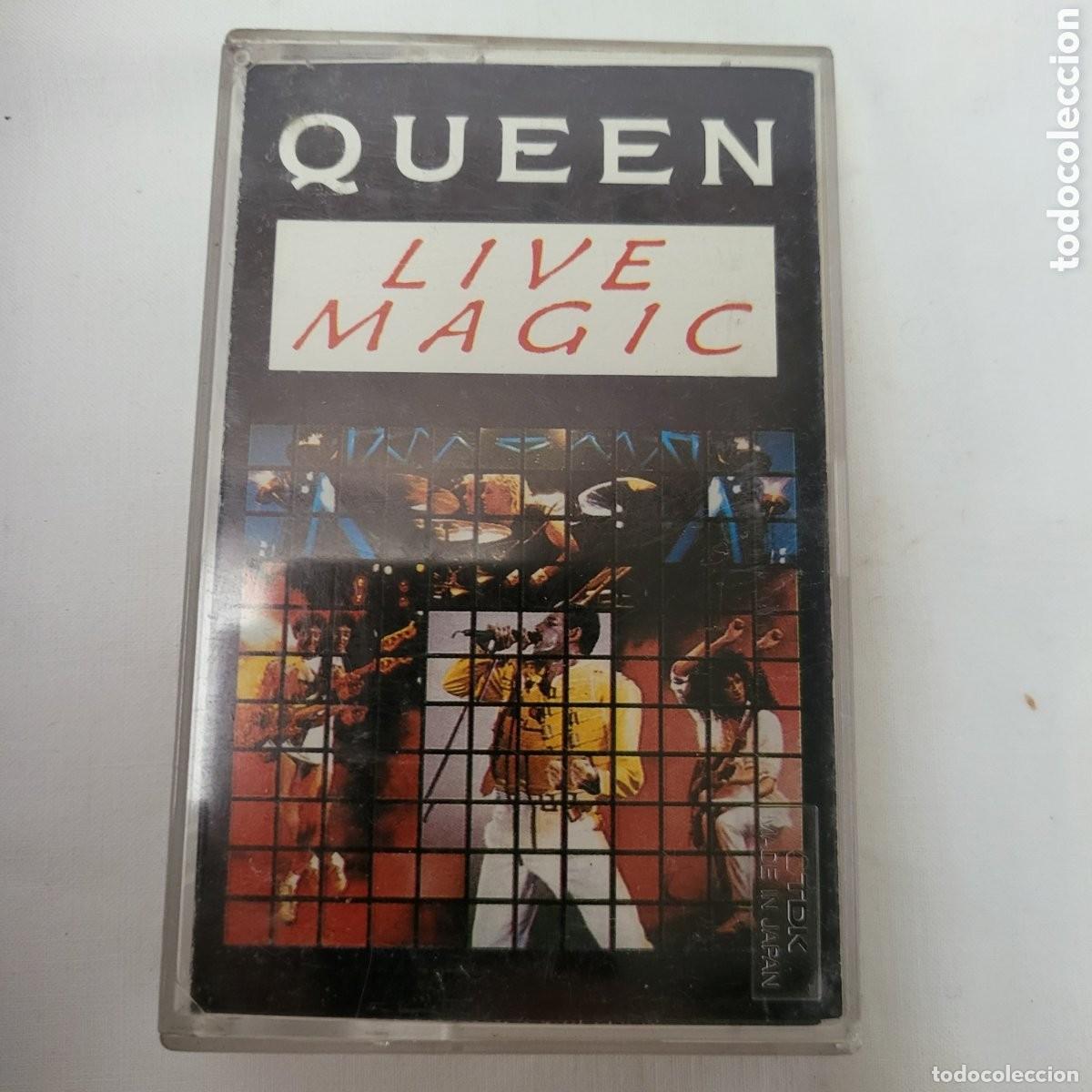 Casetes antiguos: Casete Queen, Live Magic, EMI Odeon, 1986 - Foto 1