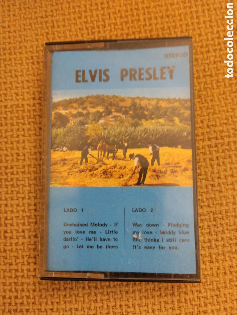 Casetes antiguos: Casete antigua Elvis Presley