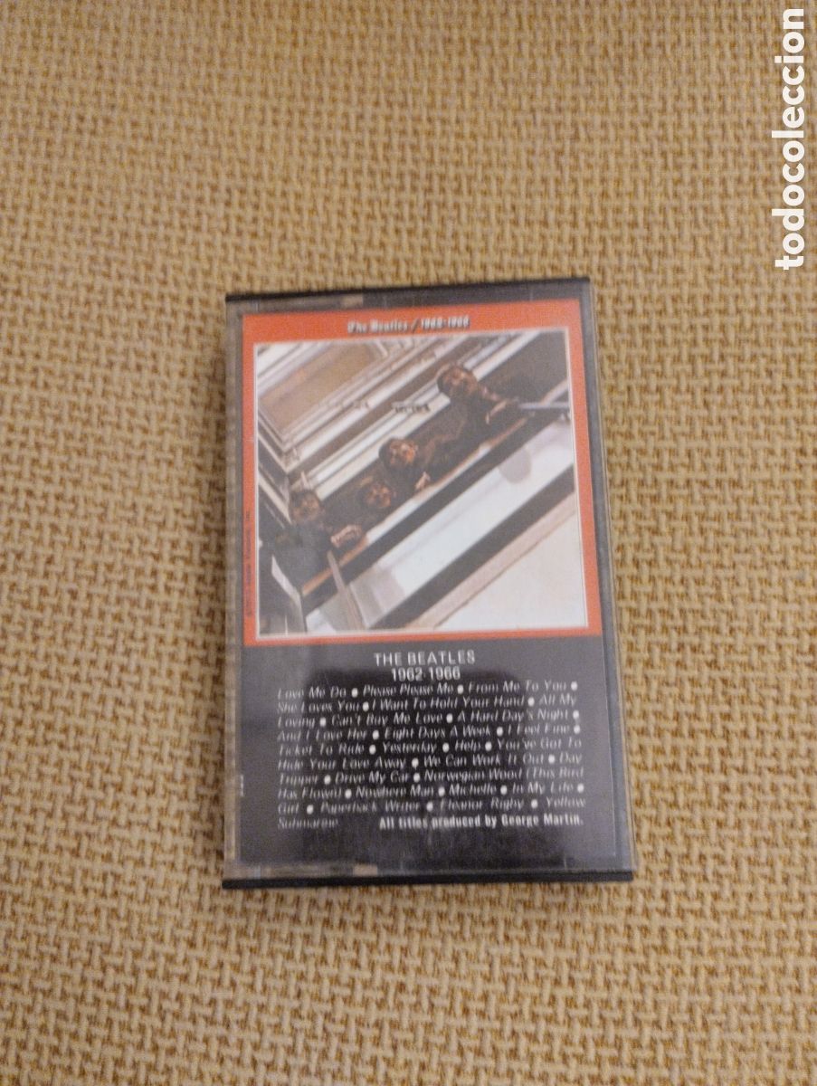 Casetes antiguos: Casete antigua The Beatles 1962 - 1966