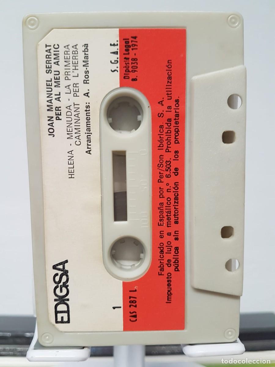Casetes antiguos: Joan Manuel Serrat - Per Al Meu Amic (Cassette) - Foto 3