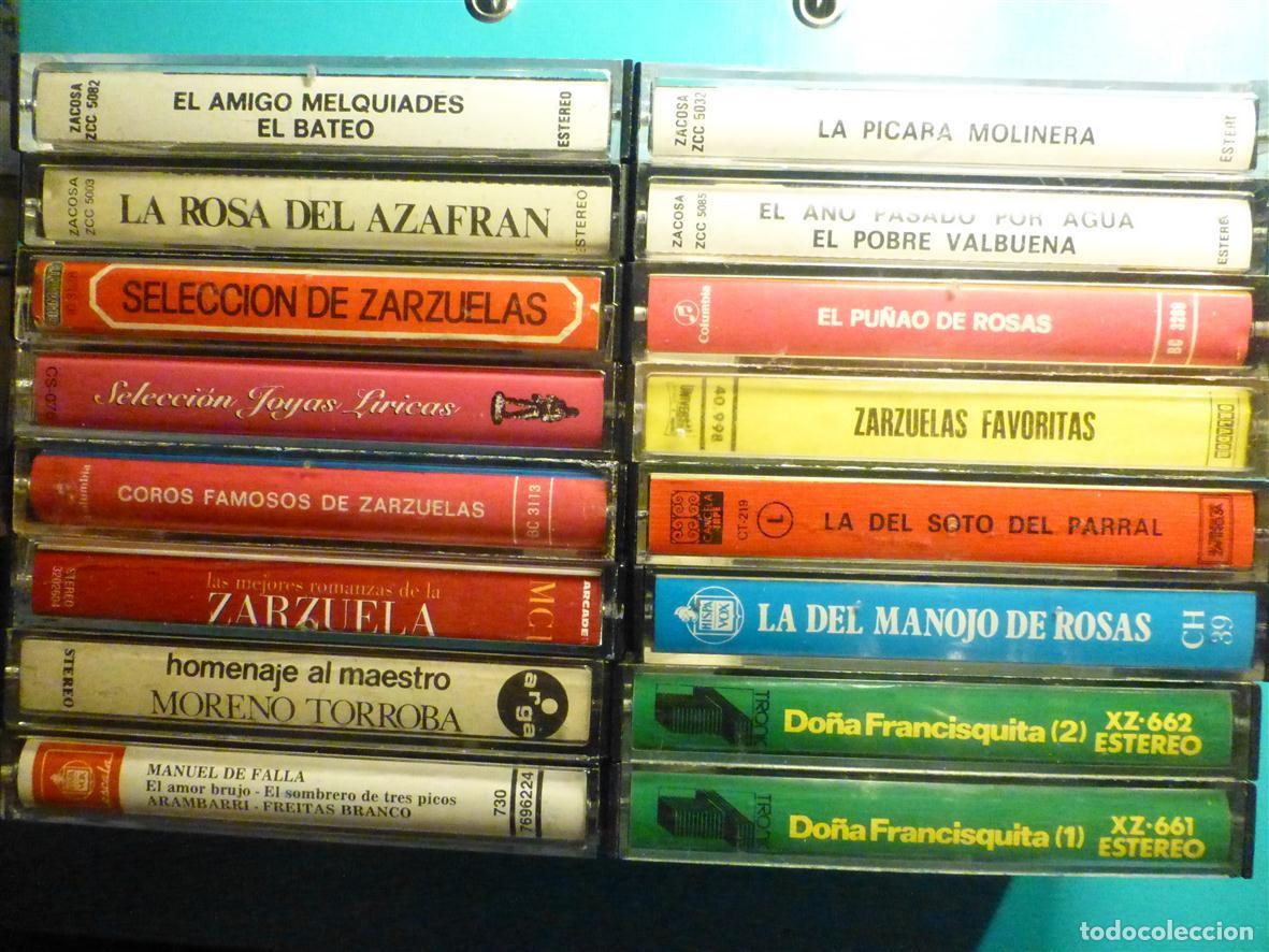 Casetes antiguos: Lote 16 Cintas de Cassette - Casete - Zarzuelas - Ver fotos
