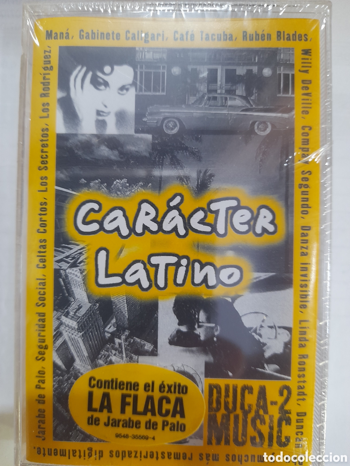 Casetes antiguos: CARACTER LATINO. Contiene La Flaca.